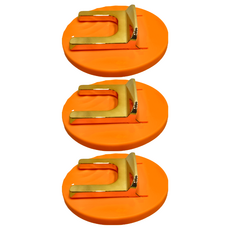 輕奢華吹風機架, PP+ABS材質, 可摺疊收納(附膠貼), 橙色, 3個