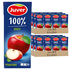 Juver 茱兒 蘋果汁, 200ml, 60入