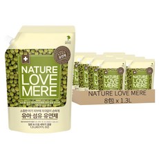 NATURE LOVE MERE 嬰兒衣物柔軟精補充包, 1.3L, 8包