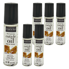 CUCCIO 古希歐滾珠瓶指緣油 牛奶蜂蜜 滋潤保濕 預防乾燥 呵護指甲, 10ml, 6瓶