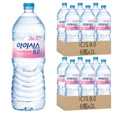 ICIS 8.0 礦泉水, 2L, 12瓶