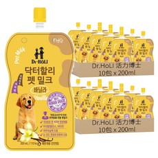 Dr.HoLI 活力博士 全齡犬用 寵物奶, Vanilla, 低脂肪, 200ml, 20包