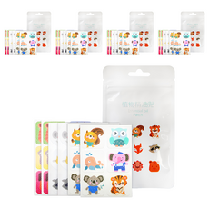 AHOYE 8小時植物精油防蚊貼片36片 天然草本 可愛造型, 5包, 14g