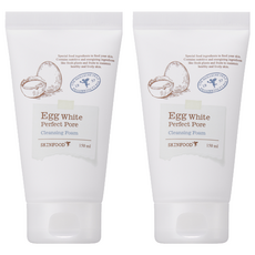 SKINFOOD 蛋白完美毛孔護理洗面乳 150ml 白蛋白萃取物 深層清潔 皮脂護理, 2條