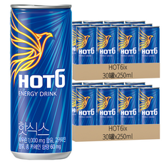 LOTTE 樂天 Hot 6 原味能量飲料, 250ml, 60罐
