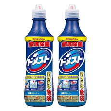 Domestos 多霸道 浴廁除菌清潔劑, 日本原裝進口, 徹底除菌, 去汙, 去異味, 通排水孔, 500ml, 2瓶