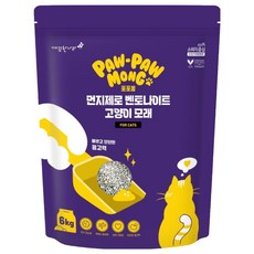 PawPawMong 零粉塵貓砂, 6kg, 1個, 無香