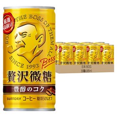日本 BOSS 黃金濃醇咖啡飲料, 185ml, 30罐