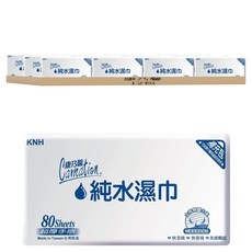 康乃馨 純水濕巾 超厚補充包, 1入, 12包