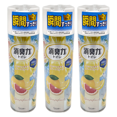 ST 雞仔牌 消臭力 馬桶瞬間消臭力除臭劑 葡萄柚香 365ml, 3瓶