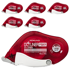 KOKUYO 國譽 好黏便利貼雙面膠帶 強力型 10mm x 10m, 6個, 單一顏色