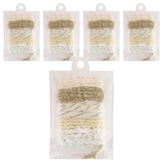 KAWAGUCHI 迷你編織器用線 5入 多材質混搭 迷你尺寸 手作編織材料, TK15-426