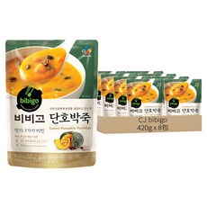 CJ bibigo 甜南瓜粥 Sweet Pumpkin Porridge, 420g, 8包