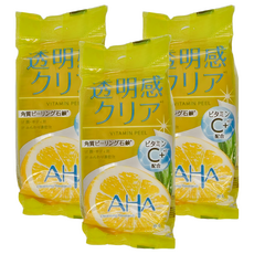 BCL AHA 柔膚潔面皂 透嫩 維他命C, 100g, 3包