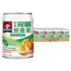 QUAKER 桂格 完膳 天然食材 南瓜, 250ml, 24罐