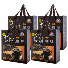 TGC 大尖山 高山3合1咖啡禮盒，嚴選進口咖啡，台灣本地產，無添加咖啡香料, 單品, 4盒