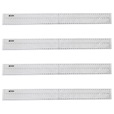 CoX 三燕興業 方眼壓克力切割直尺 50cm, CD-501, 4支