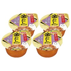 INABA 金湯杯 70g 綠茶消臭成分, IMC-136 鮪魚 + 柴魚片, 4個