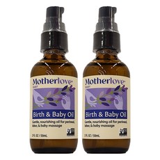 Motherlove媽咪樂哺 天然草本親子按摩油 2oz 2入組 (孕婦按摩油/嬰兒按摩油/草本按摩油), 59ml, 2瓶
