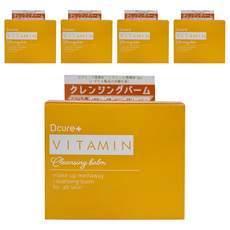 Dcure 維他命卸妝膏 溫和卸妝 清爽舒適 滋養肌膚 高效清潔 輕鬆去除頑固彩妝 保持肌膚潔淨無瑕, 100ml, 5罐