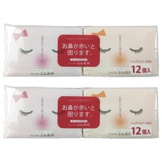 日本DAIREI 紅鼻掰掰超柔保濕面紙 Set, 高保濕成分, 敏弱肌/過敏鼻/孩童適用, 12包, 2袋