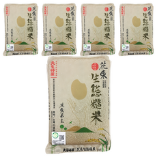 天生好米 花東生態糙米 台灣花蓮產, 1.5kg, 5包