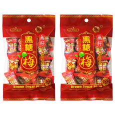 惠香食品 黑糖話梅糖，無籽，口味純正，香濃無比, 140g, 2袋