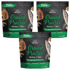 ABSOLUTE HOLISTIC 全齡犬 鮮食肉片, 紐西蘭雞肉 + HOKI鱈魚 + 綠貽貝 + 牛磺酸, 100g, 3包