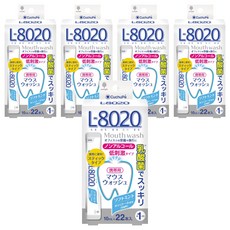 Novopin 日本 L8020 清涼薄荷乳酸菌漱口水 不含酒精 清爽不刺激, 220ml, 5盒