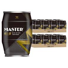 統一 曼仕德 重烘培咖啡, 235ml, 48罐