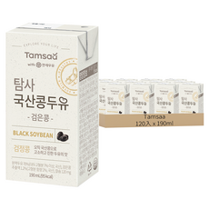 Tamsaa 黑豆奶, 190ml, 120入