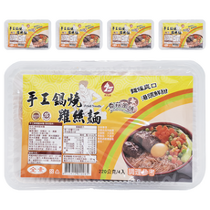 鷹馬牌 手工鍋燒雞絲麵 香菇 4入, 220g, 5盒