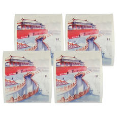 CARD LOVER 信的戀人 全世界路過 和紙膠帶 40mm x 5m, 中國, 4個