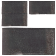 Lan CHYn 連勤牌文具 PP 11孔直式電腦夾 LC-911, 黑色, 4本