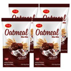 Richy 迷你一口燕麥酥 巧克力風味, 32g, 4包