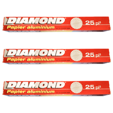鑽石鋁箔, 3個