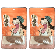 狗麻吉 寵物零食, 2包, 純羊肉圓餅, 100g