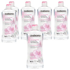 西班牙babaria 溫和卸妝水 玫瑰果油保濕卸妝 敏感肌適用, 400ml, 6罐