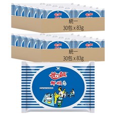 統一 統一麵 鮮蝦風味 83g, 60包