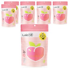 Lab52 齒妍堂 無糖QQ糖 87.5g 寶寶健康零食, 水蜜桃, 6包