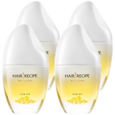 HAIR RECIPE 髮的食譜 純米溫和養髮米糠油, 53ml, 4瓶