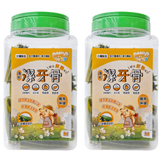 DANLO 丹露 機能潔牙骨 腸胃保健, 添加益生菌, 六星螺旋設計, 鮮雞, 1kg, 2桶