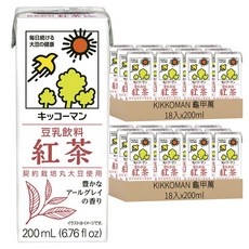 KIKKOMAN 龜甲萬 豆乳紅茶風味, 200ml, 36入