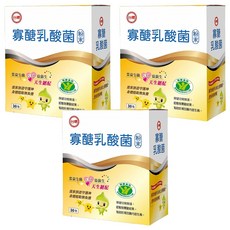 台糖寡醣乳酸菌粉末 體內環保好幫手 含豐富鈣質, 3g, 30包, 3盒