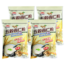 旭信 五穀杏仁粉 杏仁味香郁 滋養好美味, 450g, 4包