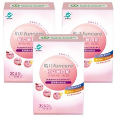 船井生醫funcare 植萃蔓越莓 高濃度前花青素PACs 長時間持續防護, 240mg, 30顆, 3盒