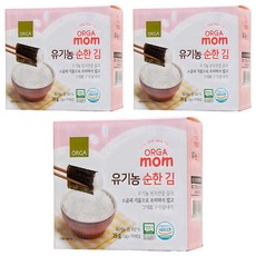 ORGA 無鹽海苔 Set, 15g, 3盒