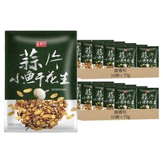 盛香珍 蒜片小魚干花生, 70g, 20袋