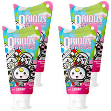 QRIOUS 奇瑞斯 兒童健康護齒膏，蜜蜜粉草莓口味，1000ppm MFP, 60g, 4條
