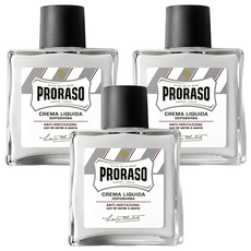 Proraso 白標敏感肌鬍後乳 義大利製造 舒緩保濕, 100ml, 3罐